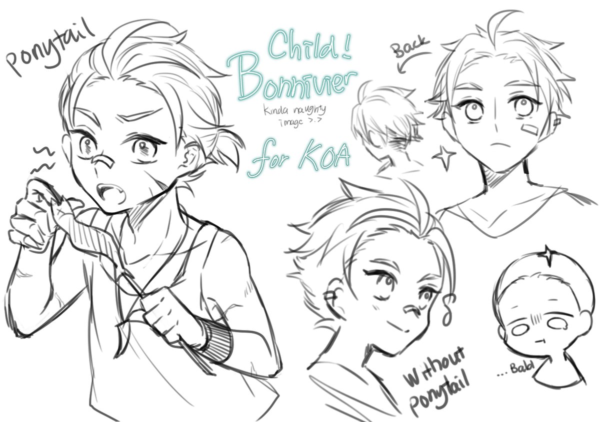 @koactus be my judge.i don't know which hairstyle suits him in child v...