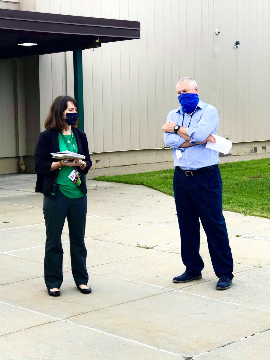 ONCBOCES's tweet photo. @CrystalLTrask welcomed students to NCOC this morning & @MrDeMars_OAOC & @MrStevens_OAOC are eager to have students back at OAOC when the time comes.
This year will have challenges but we will be #Different #Stronger #Better
#ONCBOCES #BOCESproud #NCOC #OAOC https://t.co/xGf2FVKao1