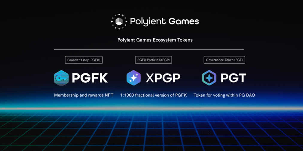 PolyientX's tweet photo. Meet our Ecosystem Tokens -- it all begins on September 15.

Pre-register for the PGFK sale: https://t.co/GoH6HAuIeT

$PGFK - $XPGP - $PGT https://t.co/aGTqwFIsNH