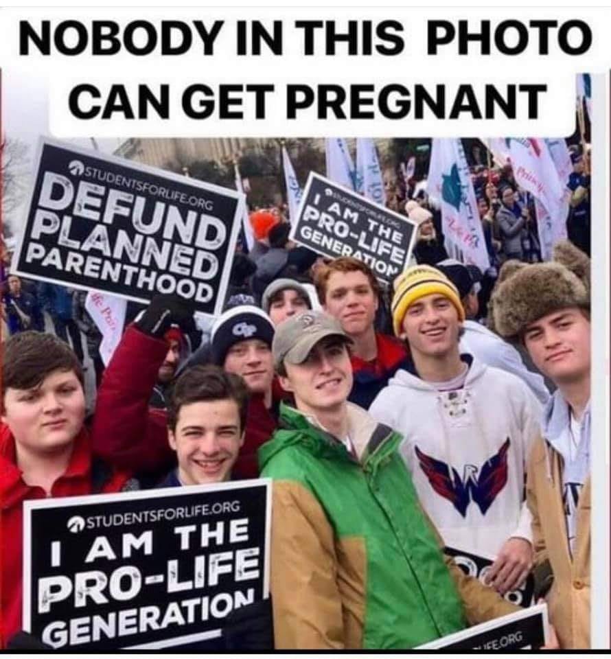 RobynWinsEnnit's tweet photo. I don't know who made the meme, but they made a solid point.

#ChoiceIsMine #PlannedParenthood https://t.co/2ecYUGQbB4