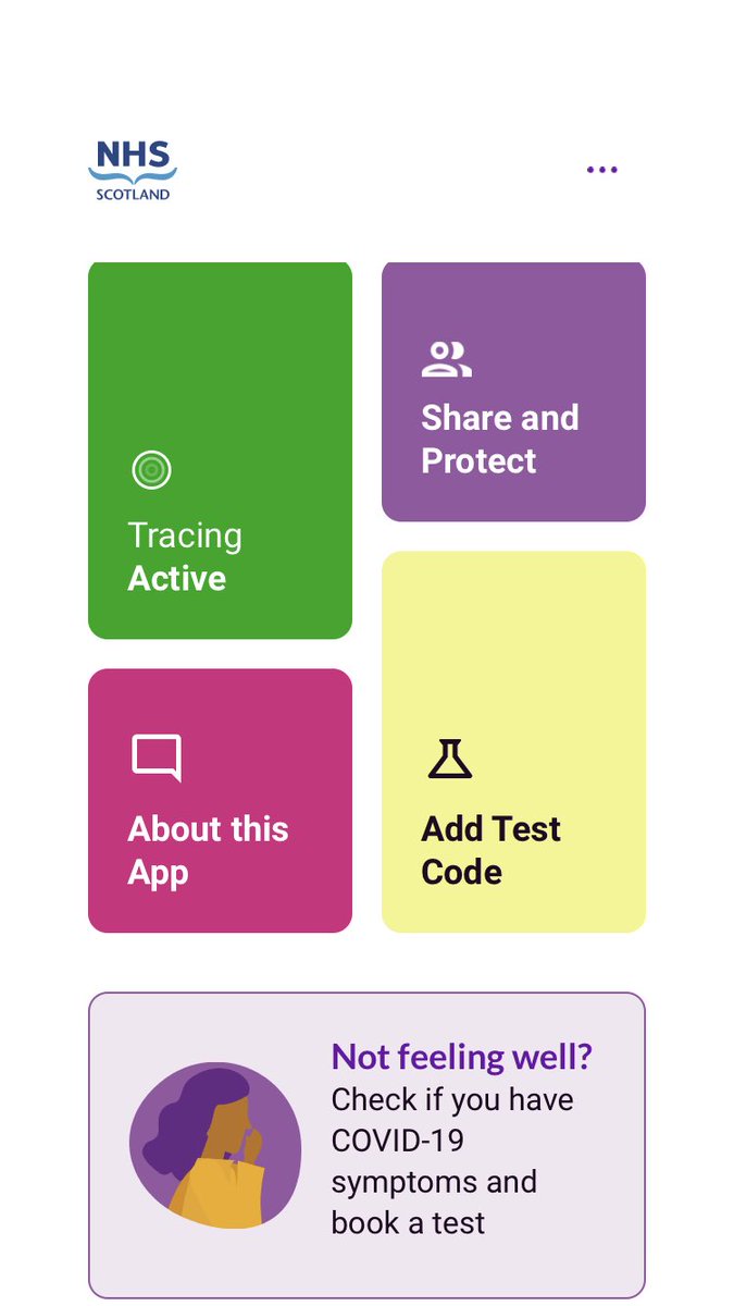 LiteYear's tweet photo. I’ve installed the NHS Scotland Test and Protect app. Easy enough. Hope it helps 🤞 https://t.co/dzdbMHUj0m