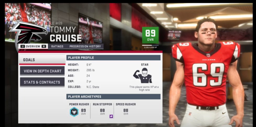 eAthletes_eNFL's tweet photo. Reintroducing you to the first of our eAthletes✨to win a #Superbowl title, Tommy Cruise✨!
The 6'4" 285 lbs DE is the featured eAthlete tonight.
#eNFL✨#SZN3 Week 1
🎫#NOATL ⏰830 PM/ET 📺https://t.co/8GsPLvkpUz
🎮#eSports @EAMaddenNFL
#PS4Live #Twitch #supportsmallstreamers https://t.co/ZwCFEdSiL3