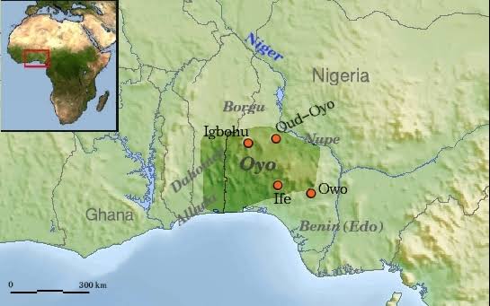 The Rise and Fall Of Oyo Empire.Oyo Empire was Established by Oranmiyan of the Yoruba people of West Africa from Nigeria to Benin Republic founded in 1300s, Oyo quickly grew to become one of the most powerful states in the Yoruba-speaking region.