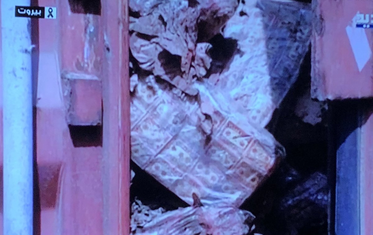 Hazardous materials were scattered haphazardly throughout the port ahead of the latest fire, including a container full of matches, as well as other acids stored near tires, according to  @ALJADEEDNEWS