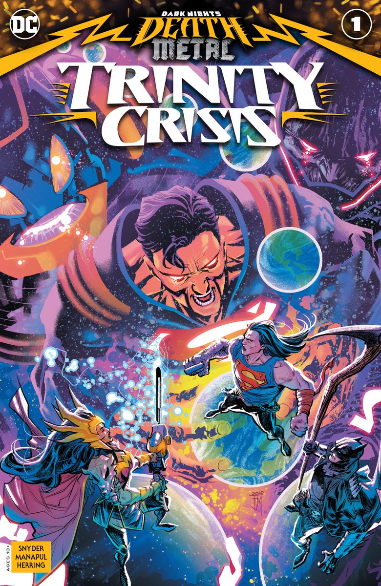 WeirdScienceDC's tweet photo. This week's GFC Badass Picks of the Week are:

Dark Nights: Death Metal: Trinity Crisis #1

Superman #25

Listen to the DC Comics Patreon Spotlight Podcast featuring those books @ https://t.co/0ykehFQ4Vj

#dccomics #trinitycrisis #superman #synmar https://t.co/tSE1tneMHb
