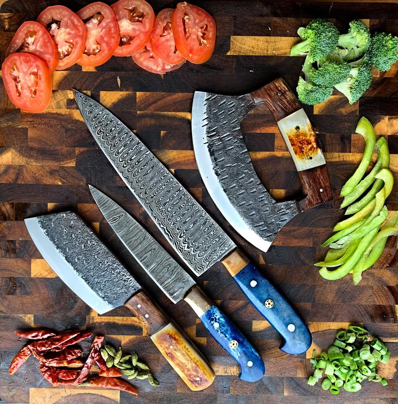 ForgedFor's tweet photo. Unique Handmade Chef Knives Set New Unique Style
#Knife #KnivesOut
#Sharpblade #BestHandmadeGift
#Leathercase #LeatherCase #ChirstmasGift
#HandmadeWork
#ShippingWorldWide #ForgedForLife
#MadeinUSA #SharpCuttingEdge
#NewStyleSet #EverydayCarrying #OutdoorKnife
#Forsale https://t.co/SjsqqeuYAE