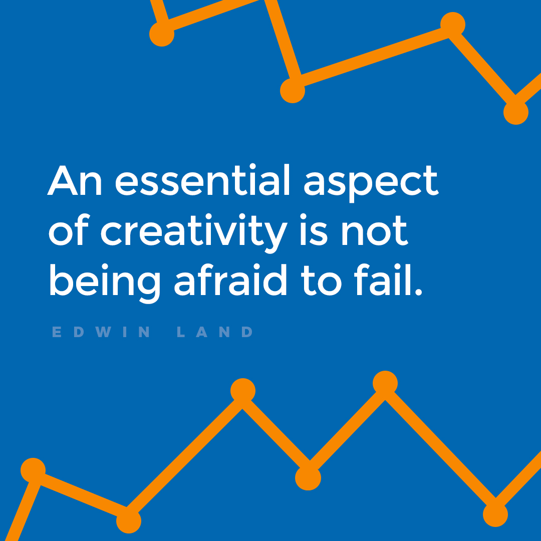 To be creative, you need to stop being afraid of failure.

Who here agrees? ✋

#SnapWeb #edwinland  #creativityeveryday #creativitymatters
#businessmindset #businessminds #businessstyle #businessmotivation #businesslifestyle