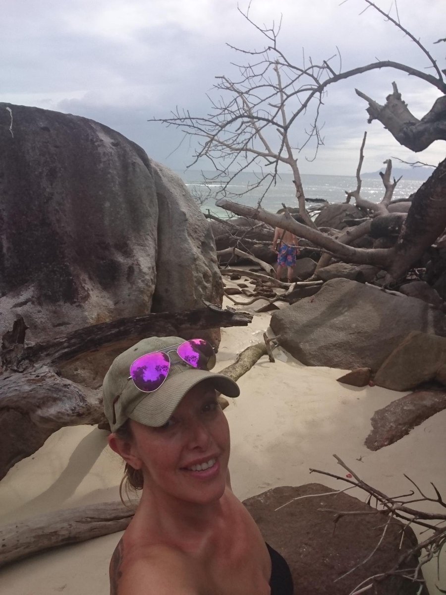 The Seychelles also has amazing rock formations. #soapbubbles