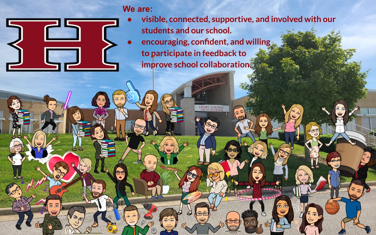hcpsky's tweet photo. HCHS Students: There are a lot of HCHS teachers and staff who want to help you this school year! Can you identify them all in these pictures? Let us know how we can help you! As a team we created "we are" statements because we are dedicated to helping you! #HCPSTEAM2020 https://t.co/gbfM16ZvQV