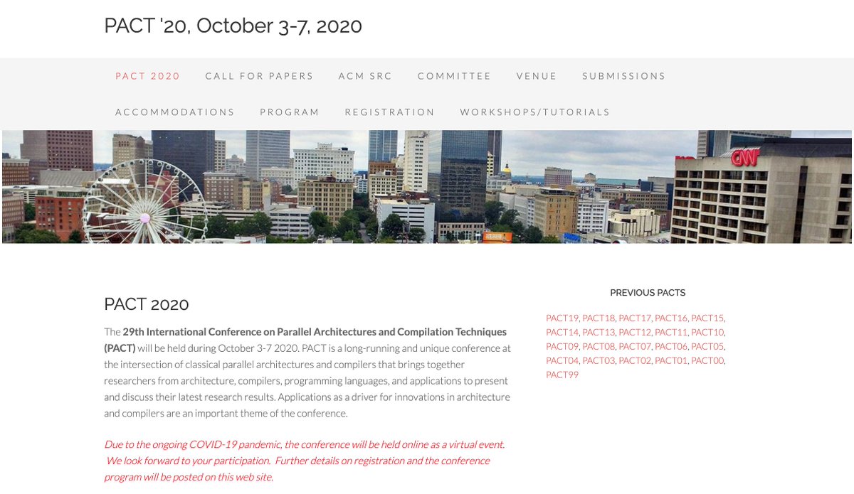 ChapelLanguage's tweet photo. We're excited to announce that Brad Chamberlain will be giving a keynote at #PACT2020 (online) entitled "Compiling Chapel: Keys to Making Parallel Programming Productive at Scale" on October 7th.
Details at: https://t.co/JnAP1mLfAk https://t.co/gb3MjHlVMC