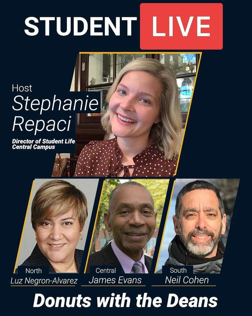 BCNorthSL's tweet photo. TOMORROW at 11:00am, listen in as your Deans of Students share some wisdom about what it takes to be a successful Seahawk and how they can help you in your journey at BC. 🍩

Click the link in our bio for more details on our events.

#Seahawk #nation … https://t.co/ZOfIk4D2bb https://t.co/FOqkSSDYrO