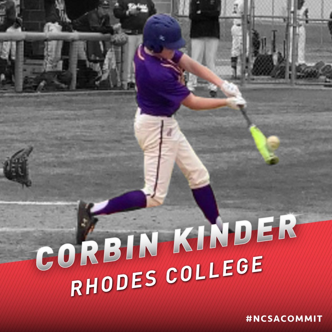 Congrats to <a href="/CorbinKinder/">Corbin Kinder</a> (2021 MIF from Texas) on his commitment to Rhodes College!

#HighAcademic 
#NCSACommit 

<a href="/d3baseball/">D3baseball</a>