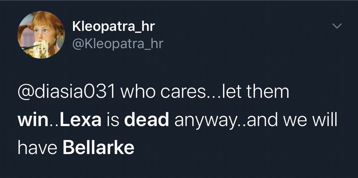 “Lexa is dead move on”