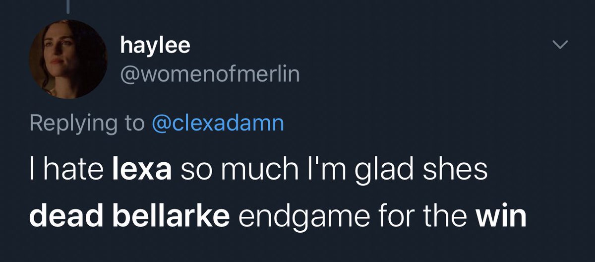 “Lexa is dead move on”