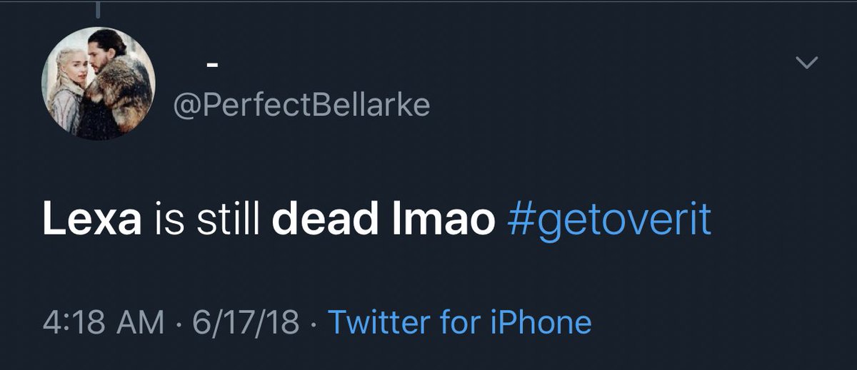 “Lexa is dead move on”