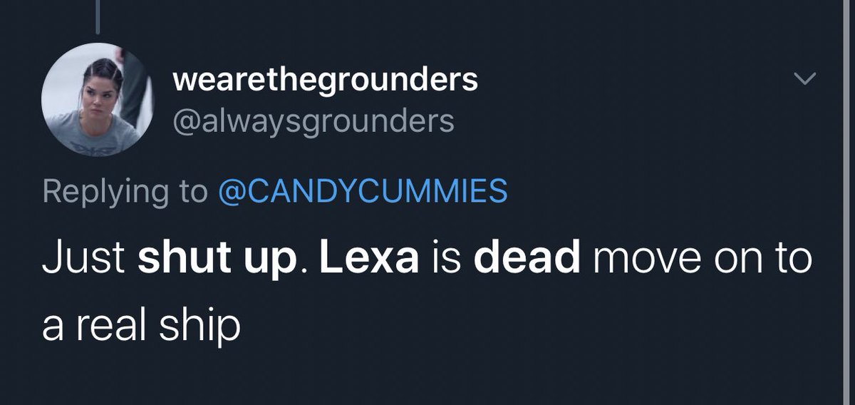 “Lexa is dead move on”