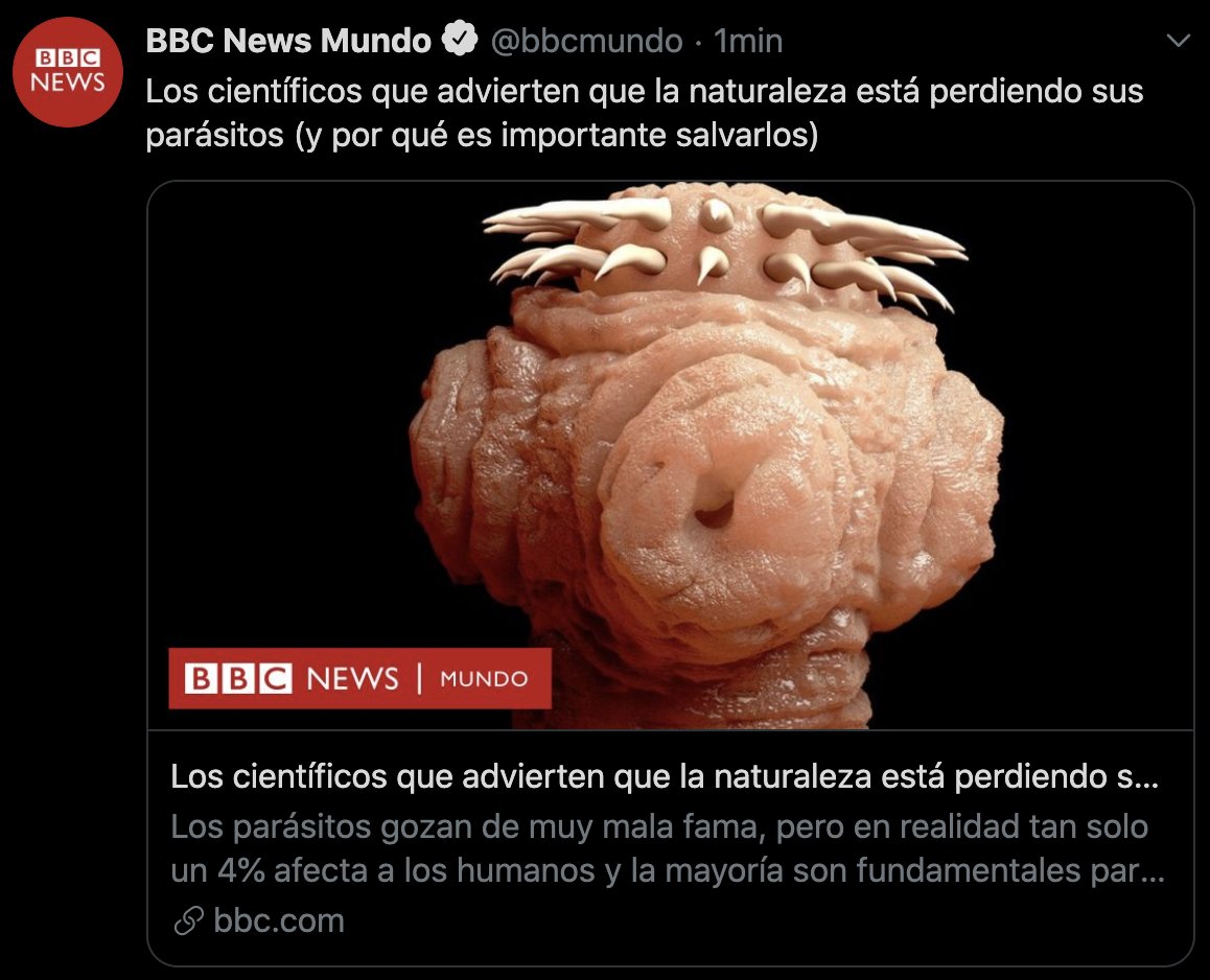 LedVarela's tweet photo. Si quieren salvar a los parásitos deberían buscar uno más fotogénico. https://t.co/s7tx86SQsL