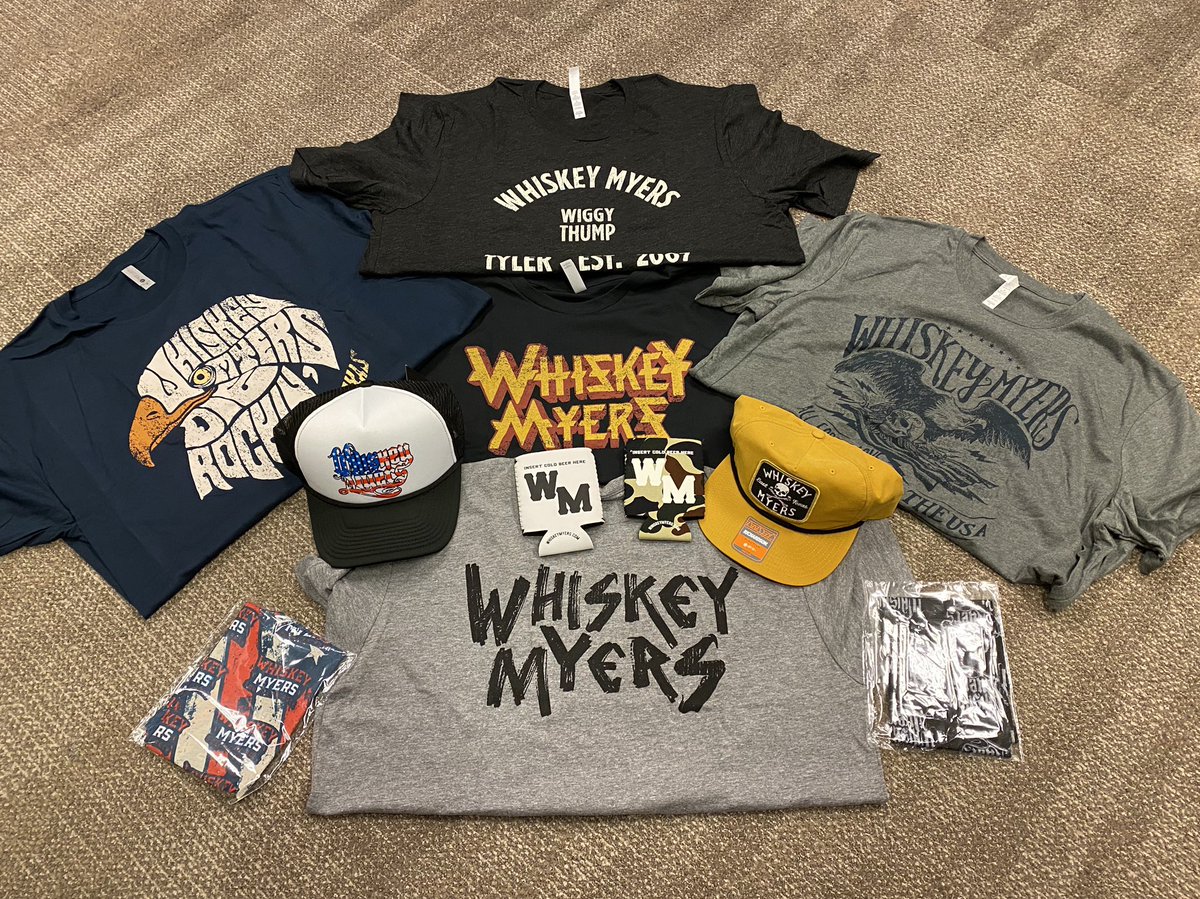 Thanks <a href="/whiskeymyers/">Whiskey Myers</a> for the care package! 🤘🏻