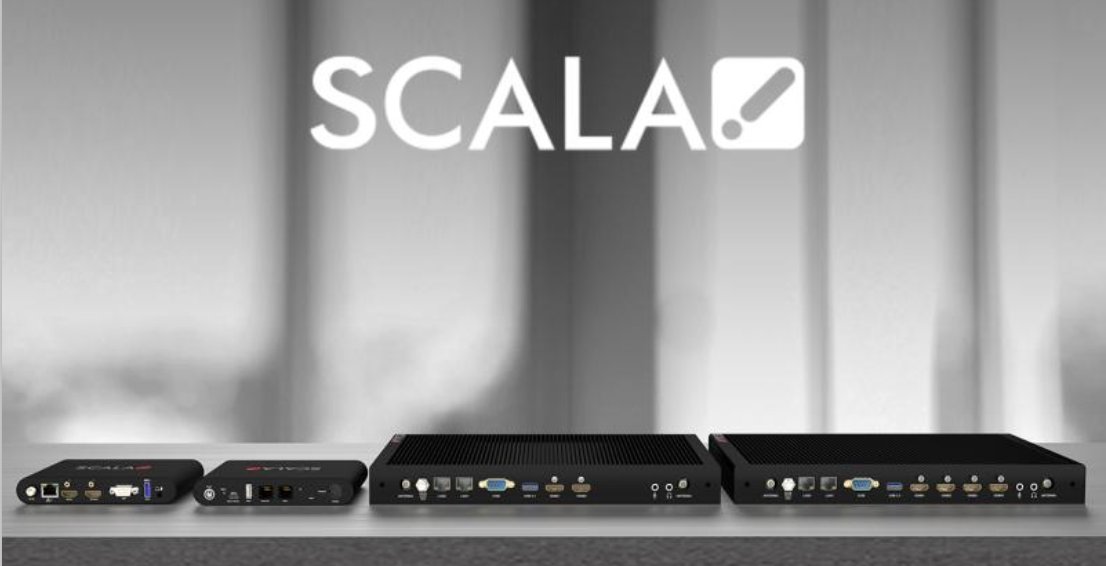ScalaLATAM's tweet photo. Scala lanza sus nuevos reproductores multimedia con todas las funciones tecnológicas. Los nuevos reproductores complementan la solución de hardware de Scala en Linux y Windows para señalización digital. Lea el #pressrelease completo aquí: https://t.co/1x8xJOSKpd https://t.co/6Vqbm7ebye