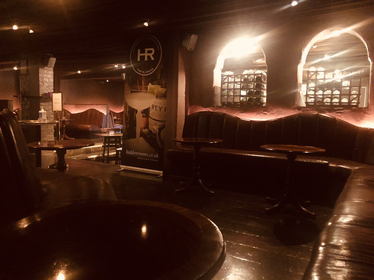 MarcusDeaves's tweet photo. ‘As You Were!’ Our max party size of 4 guests per booking @HiddenRooms qualifies as a great night out with cocktails, EVEN THOUGH it’s now got Boris’ endorsement too 🤦🏽 #ReservationOnly https://t.co/G6wIF9p95k