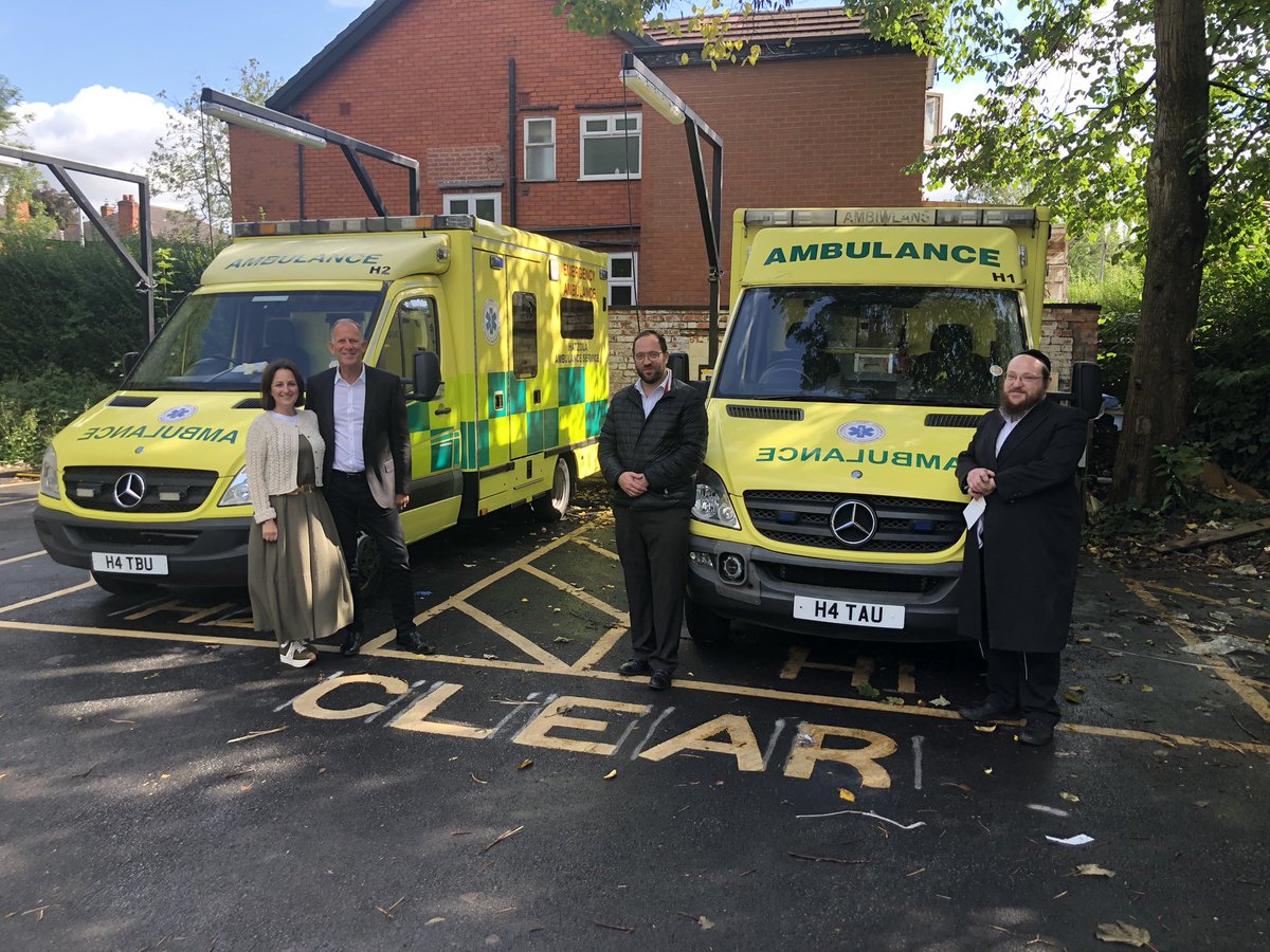 We visited Hatzalah.Salford based ambulance service mainly serving the orthodox Jewish community. Incredible Response rates within 5 mins & prep work is carried out before NWAS arrives. Dealing 24/7 with over 600 calls per month. 27 dedicated voluntary respondents #community