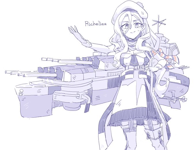 「リシュリュー(艦これ) ベレー」の画像/イラスト/ファンアート(新着)