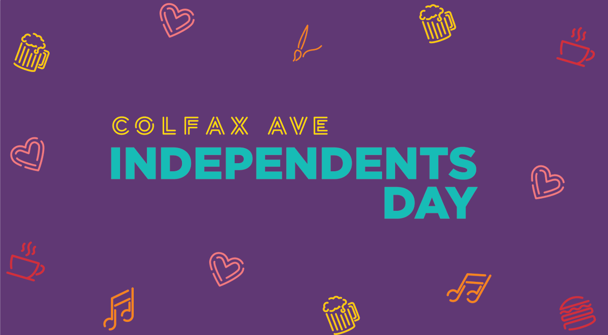 Independents Day (Sept. 18-20) is all about celebrating and supporting our local, independent businesses on #Colfax. Specials, scavenger hunts, and a chance to win gift cards to your favorite spots in the neighborhood! Learn more at colfaxave.com/independents-d…