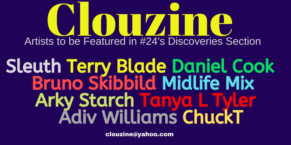 clouzine's tweet photo. @clouzine #Discoveries24
[#NihalSes #Publisher @MuratSes #Mentor] 
@sleuthmusic1 @TerryBladeMusic @DanielC68749467 @BrunoSkibbild @midlifemix #ArkyStarch @labelle257 @AdivWilliams #ChuckT https://t.co/844MFnt2ly