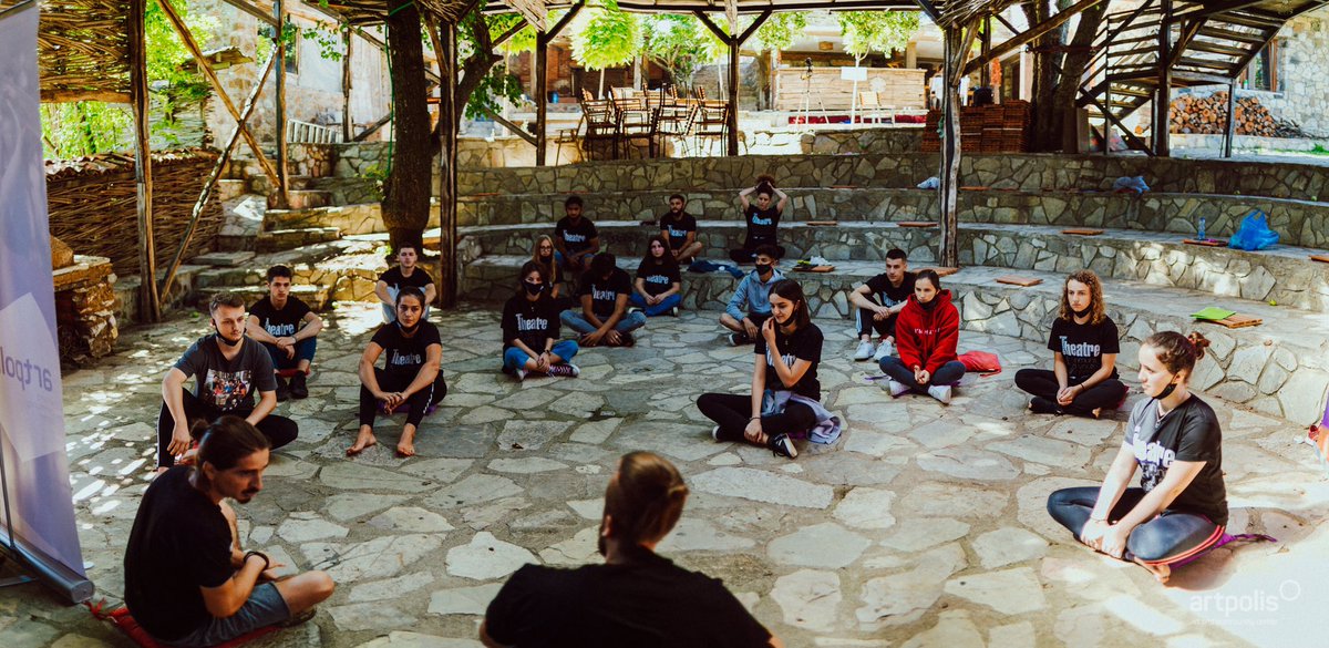 _eliralluka's tweet photo. 8 years ago I was a participant- 8 years after I organize 🎭 Theater Based Education through Qendra Artpolis .

What a journey-what a growing. 
📸 @meddyhuduti 
#artpolis #art #community #thbe https://t.co/mPPaJJeBDC