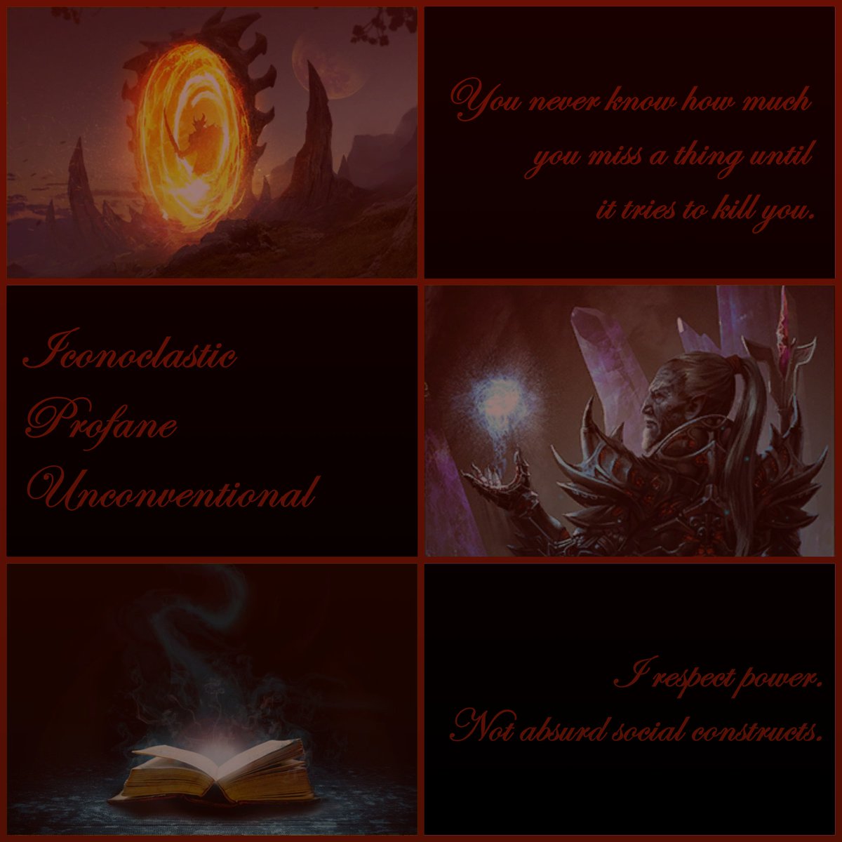 "Come to consult the great Divayth Fyr?"

📜#TESRP #MVRP
📜Crack/serious RP
📜Open to most, no lewd/chem
📜Oldest living Dunmer
📜Most powerful mortal sorcerer
📜Leading expert on Corpus
📜Mimics detail &amp; lore

🔄&amp;❤