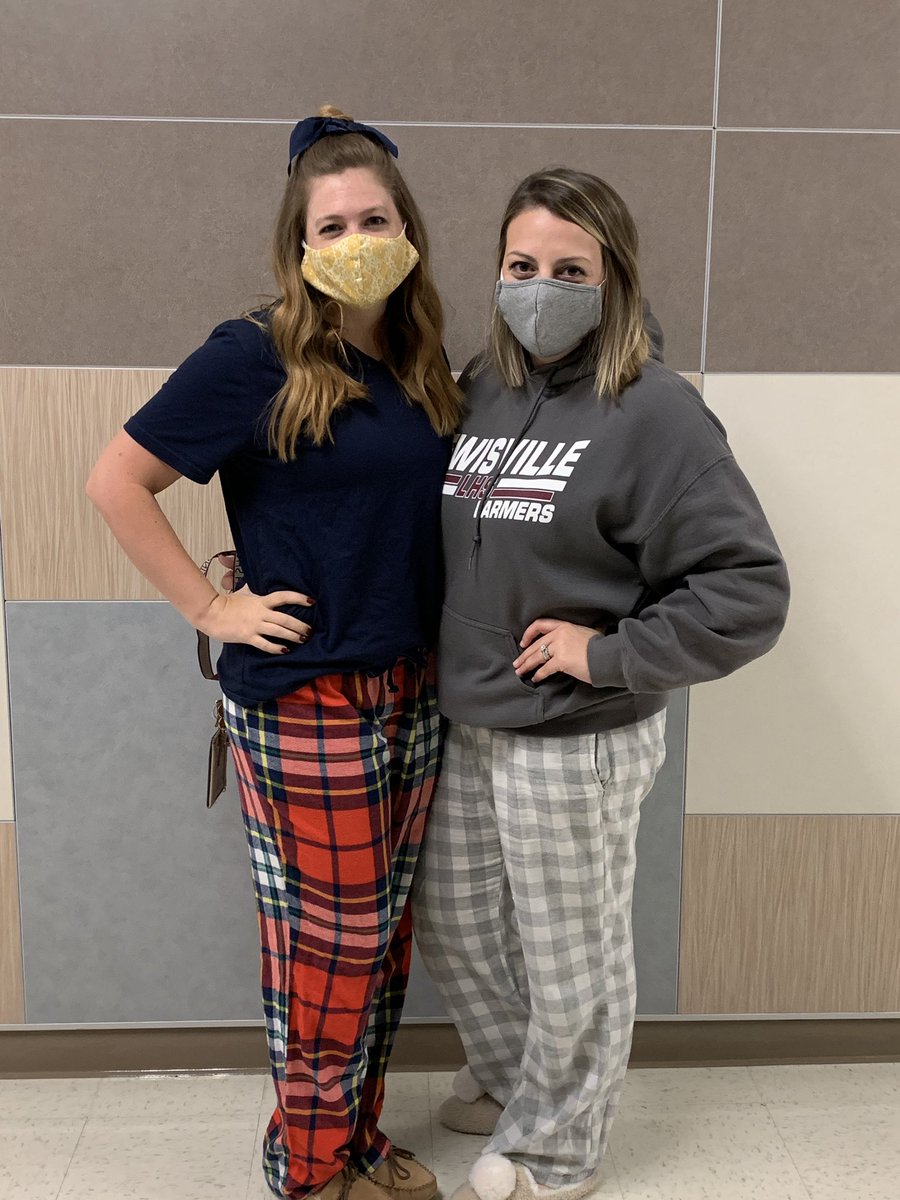 MMoodyHistory's tweet photo. Pjs to school? Don’t mind if we do! @LewisvilleHS @lhshstuco @LHSHarmon @CoachCartmill1 @MissABowser @MorenoLHSH @saiki_ms https://t.co/aV9ng92zfu