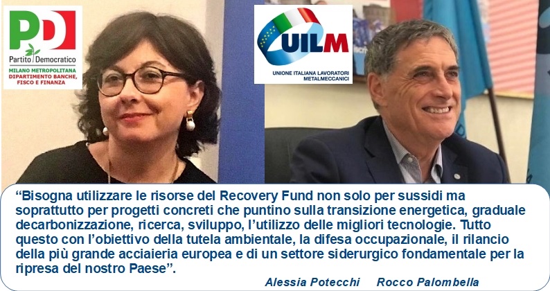 AlessiaPotecchi's tweet photo. #RecoveryFund Dichiarazione congiunta Alessia Potecchi e @RoccoPalombella #Uilm #PdMilano https://t.co/eVxQ8jlA2K