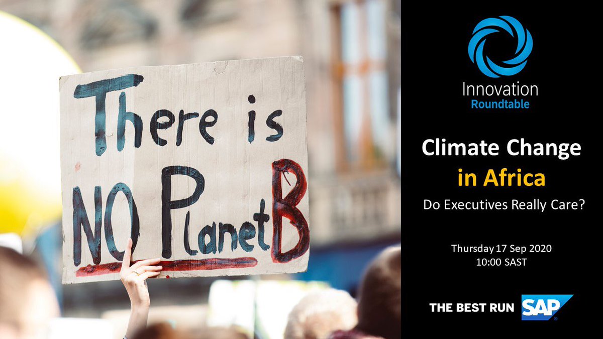mervynonline's tweet photo. Join our #ClimateChange in #Africa panel discussion on 17 Sep. Do Executives Really Care? Sign up at https://t.co/6eICEFz07z #Sustainability #UNSDGs #ClimateCrisis #corporatestrategy https://t.co/oGtCUaHYiN