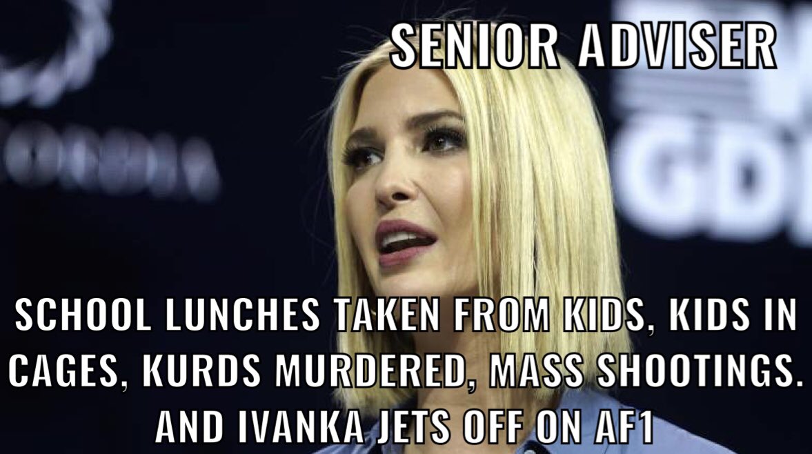 nbkdsm2's tweet photo. @IvankaTrump I’d tell you to go there AND STAY THERE
But my brother lives there &amp; he’s had ENOUGH of Rump crap

Coronavirus Cases: 6,560,719
Deaths: 195,785

While play around as Daddy’s Princess 
Seldom have we seen a more worthless, amoral human

#IvankaMadeInChina 
#IvankaKnew 
#GOPLies https://t.co/sLGPYhHe1f