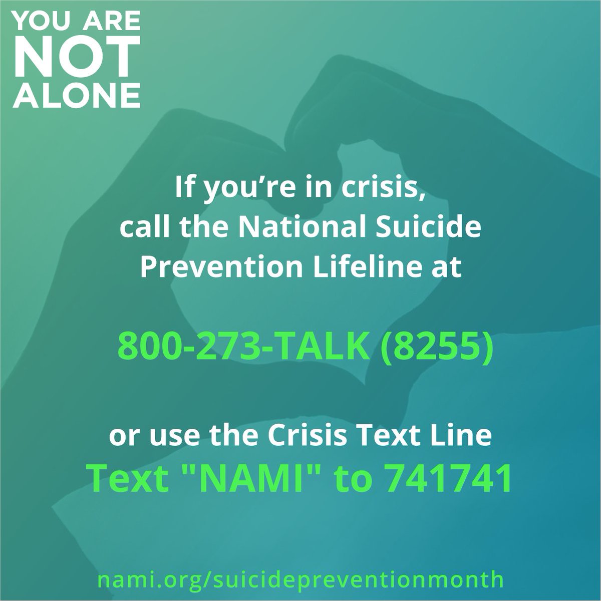NAMIWisconsin's tweet photo. Today is World Suicide Prevention Day. Please share this resource for those who may need it. #WorldSuicidePreventionDay https://t.co/GxXWB0Fhpj