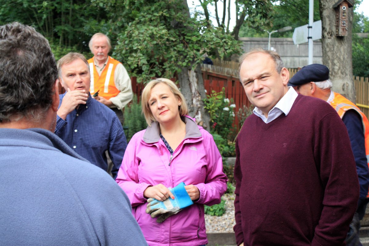 Ed Davey, leader of the Liberal Democrats, visited Rose Hill Station, spoke to members of the Friends of Rose Hill Station Group and submitted Parliamentary questions to the Transport Secretary.