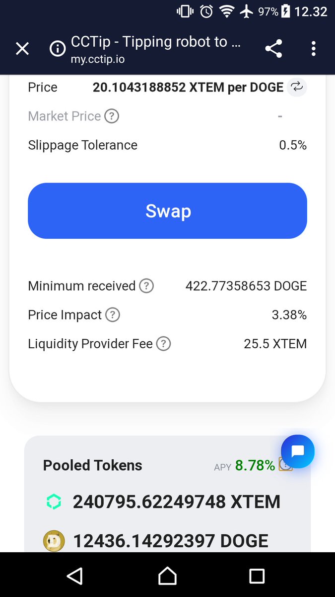7Xwarrior's tweet photo. $XTEM Liquidity Grow !

Lets add pool liquidity and get share 83% from swap fee

Dont forget follow me, retweet and tag your friends very Appreciated ! Thank you

@cctip_io airdrop 990 doge 500 https://t.co/cdP5dVl9wL