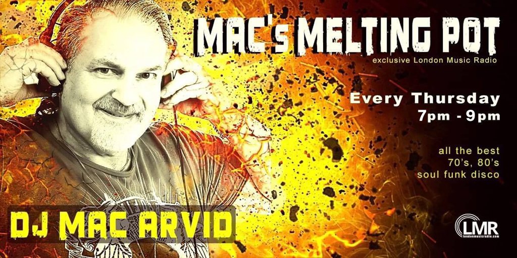 DJMacArvid's tweet photo. Join me on the top of the hour for another crazy session of Disco/Funk/Soul music. 
LIVE and direct from LMR studio 4 in Sweden.
https://t.co/X5Fu5RffoP https://t.co/zVAM2iMkjD