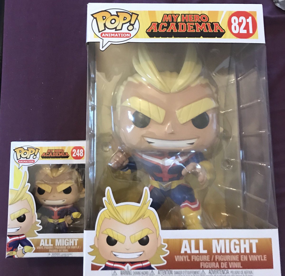 willowsi1985's tweet photo. All might has arrived and I love it @funko other pop to show scale https://t.co/YVjopxHKln