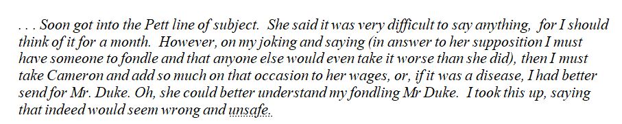 18 Mar 1832. Vere accuses Anne of just needing someone to fondle, and Anne responds sarcastically. 1/4 https://agreeableizing.blogspot.com/2020/09/sunday-march-18-1832.html #annelistercodebreaker