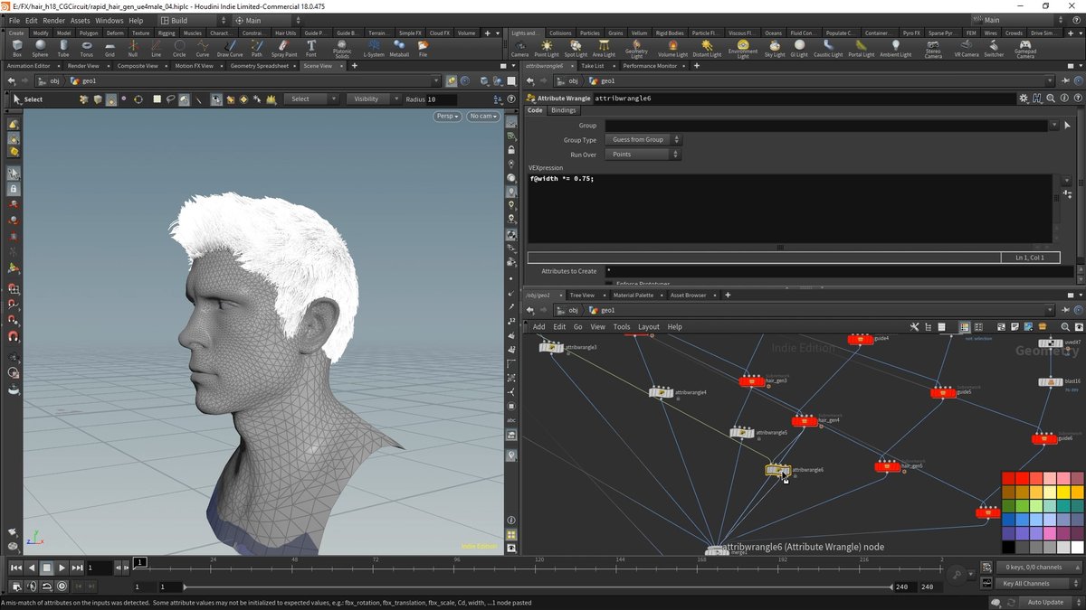 Cgcircuit's tweet image. Get 25% off on Rapid Hair Creation in Houdini.
Coupon code: RPDHR25
Expire date: 09/12/2020
bit.ly/31ILjHs
#sidefx #houdinitutorial #houdini #vfx #learnhoudini #visualeffects #3dmodeling #3dartist #digitalart #digitalartist #vfxartist #houdinifx #hairsimulation #vellum