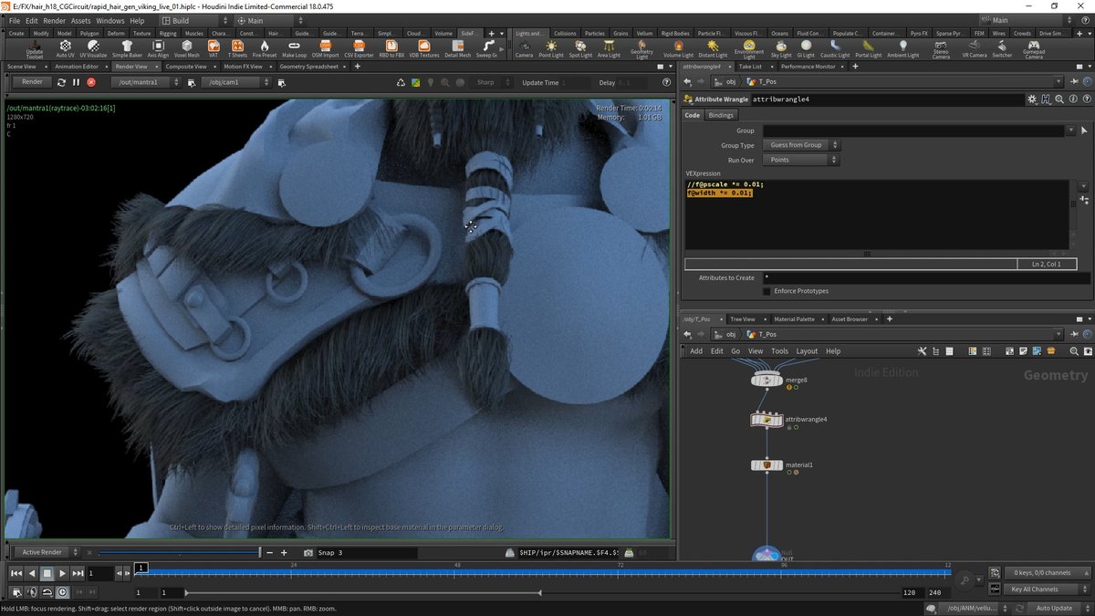 Cgcircuit's tweet image. Get 25% off on Rapid Hair Creation in Houdini.
Coupon code: RPDHR25
Expire date: 09/12/2020
bit.ly/31ILjHs
#sidefx #houdinitutorial #houdini #vfx #learnhoudini #visualeffects #3dmodeling #3dartist #digitalart #digitalartist #vfxartist #houdinifx #hairsimulation #vellum