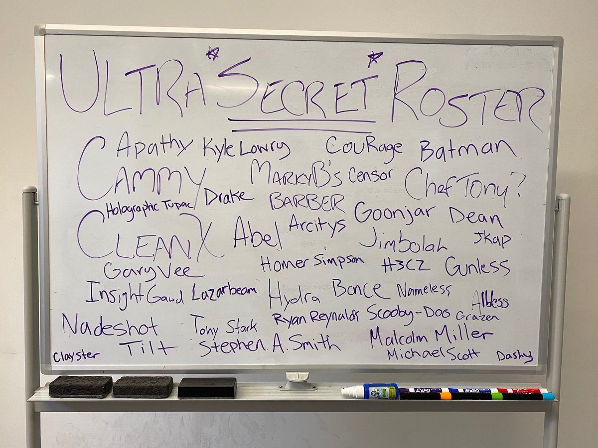 TorontoKOI's tweet photo. 🚨 ANNOUNCEMENT 🚨

Our starting 4 are on this board 🧐

#SooUltra https://t.co/h3HVuDATuM