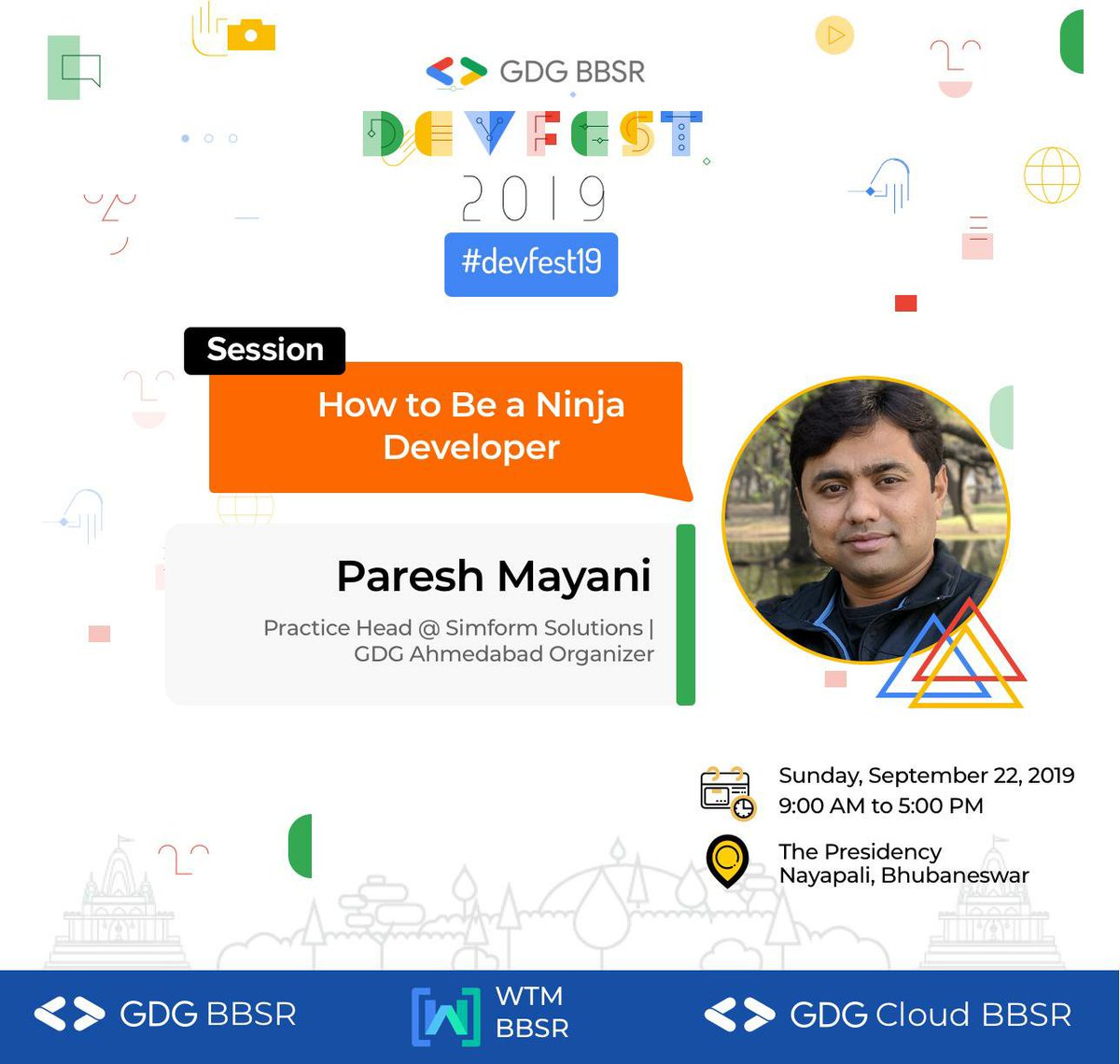 pareshmayani's tweet photo. @DevfestIndia Moments from #DevfestBBSR by @gdgbbsr. https://t.co/8vcC2ZD2MY