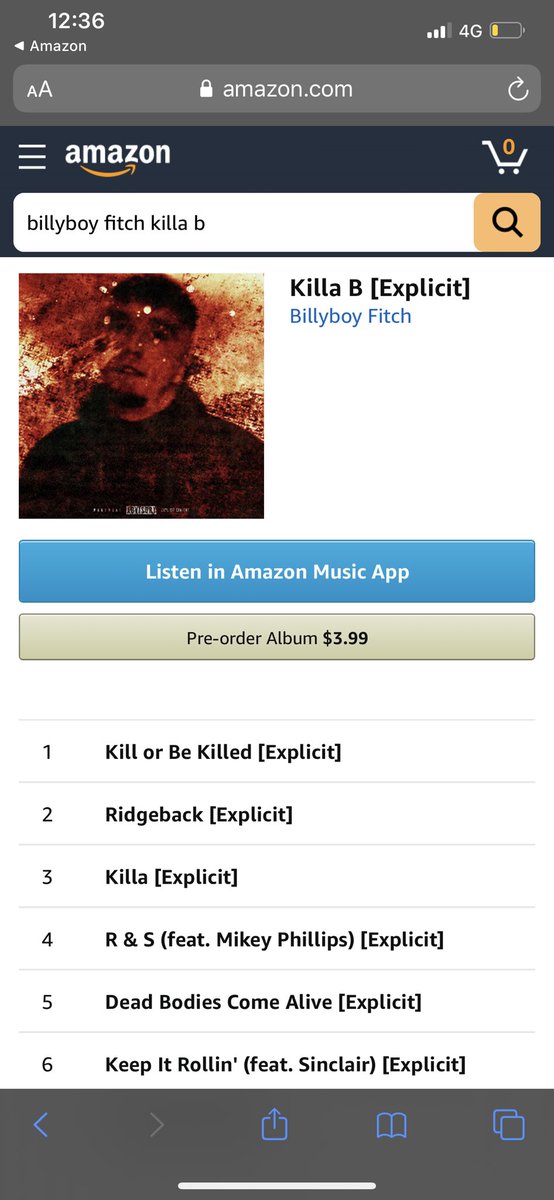 FitchyUK's tweet photo. 🚨BRAND NEW MIXTAPE AVAILABLE FOR PRE ORDER NOW🚨
You can now pre-order my new mixtape ‘Killa B’ on all major platforms such as iTunes, Google Play, Amazon Music etc.
And will be available on all streaming services from the 26th September!Go pre-order now!
#KillaB #FMXV #preorder https://t.co/hiubqabwPO
