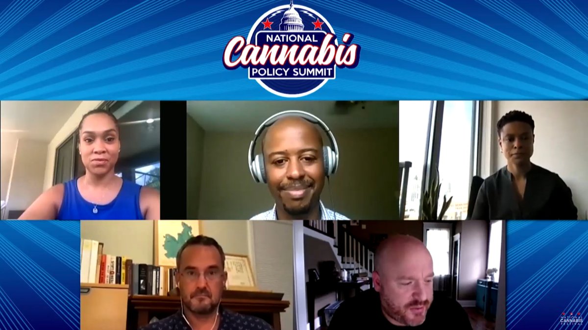 NatlCannaFest's tweet photo. Happening now! The War on Drugs &amp; the Promise of Legalization #CannaSummit2020 

Watch: https://t.co/Gxr7MKjqIA https://t.co/dXREKgBgWj