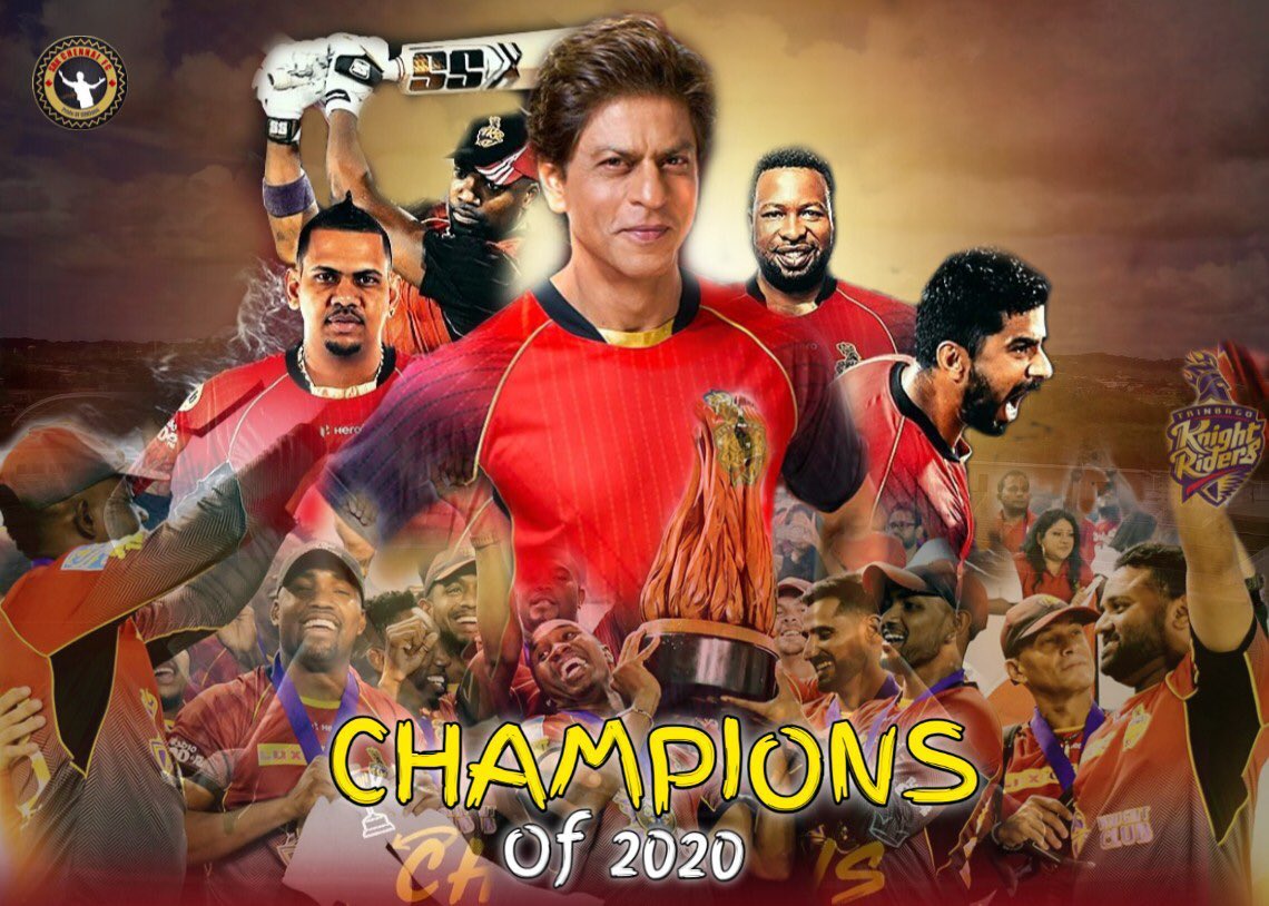 rshah2611's tweet photo. .@TKRiders in the @CPL history so far!
✅ 2015 - Champions
✅ 2017 - Champions
✅ 2018 - Champions
✅ 2020 - Champions
#CPLFinal #CPL20 #TKRvSLZ #SLZvTKR
@iamsrk @VenkyMysore @KarunaBadwal @pooja_dadlani https://t.co/uVP8ja6cT1