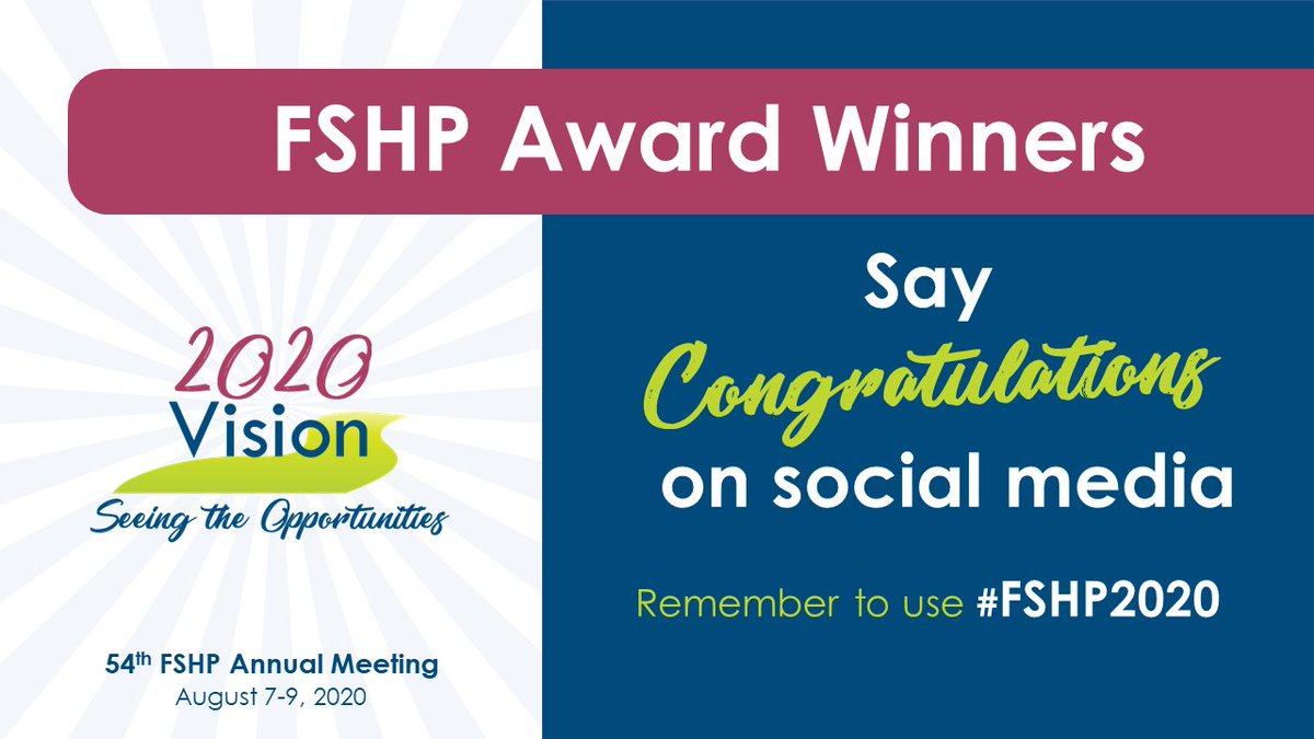 FSHPOfficial's tweet photo. Congratulations to Nicole Reardon, recipient of the #FSHP2020 Meritorious Service award!!π
#PharmacyLeaders #FloridaPharmacy #Pharmacy https://t.co/bY36Wru5w7