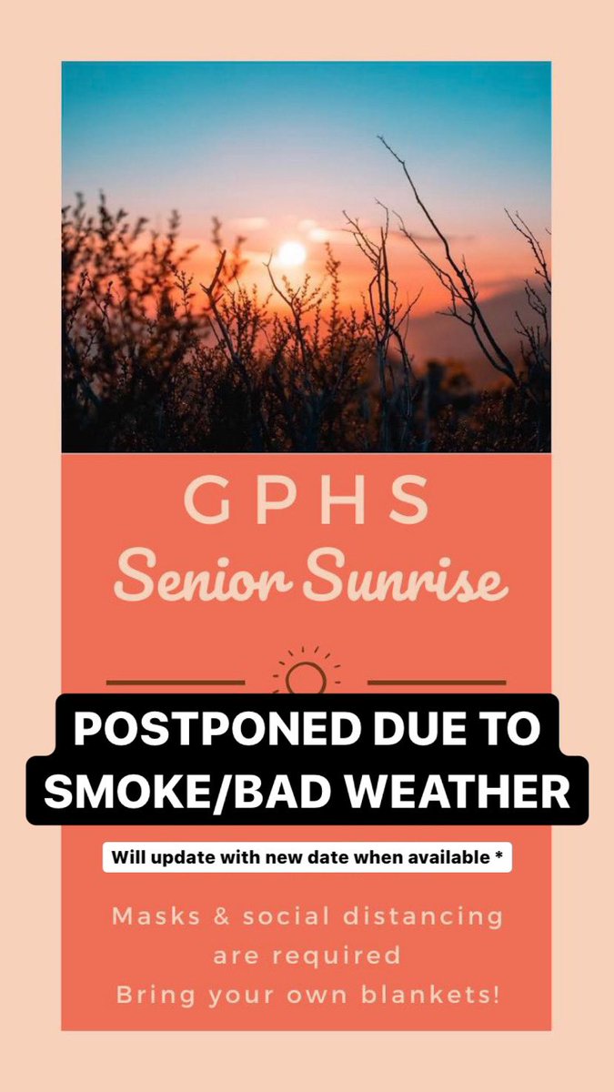 sorry seniors, will post new date asap.