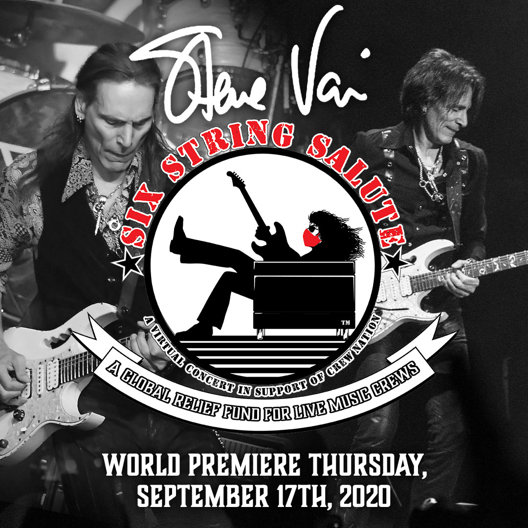 Proud to be part of this benefit show to help out all of the amazing crew folks in the music industry. Tune in to facebook.com/sixstringsalut… next Thursday, September 17th at 8 PM Eastern!